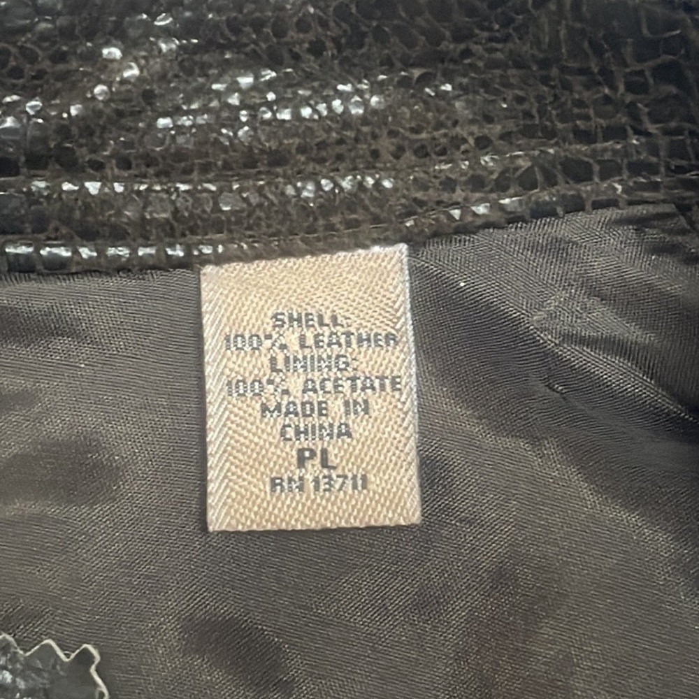 i.e. Petite Genuine Leather Jacket, Women’s Size PL, NWOT - Picture 7 of 9
